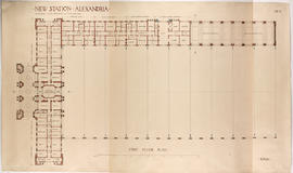 New Station - Alexandria - No.3. First floor plan (Version 1)