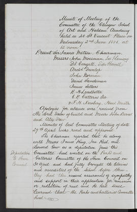 Minutes, Apr 1882-Mar 1890 (Page 67, Version 2)