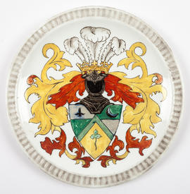 Ceramic plate with coat of arms (Version 1)