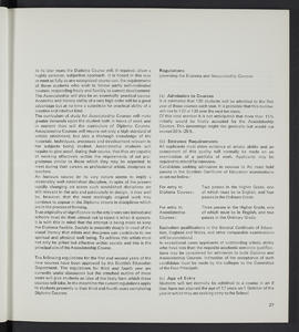 General prospectus 1971-1972 (Page 27)
