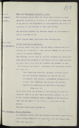 Minutes, Oct 1916-Jun 1920 (Page 150, Version 1)