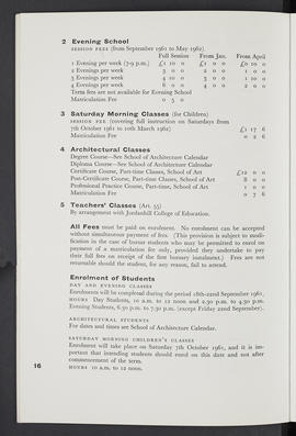 General prospectus 1961-62 (Page 16)