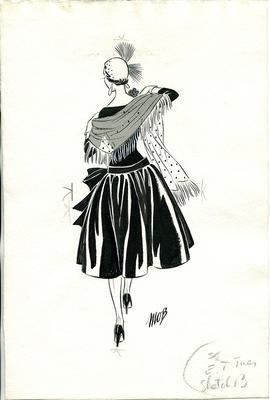 Fashion Illustrations and associated Press Cuttings by Margaret Oliver Brown (Part 11)