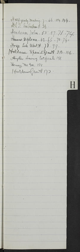 Minutes, Oct 1916-Jun 1920 (Index, Page 8, Version 1)