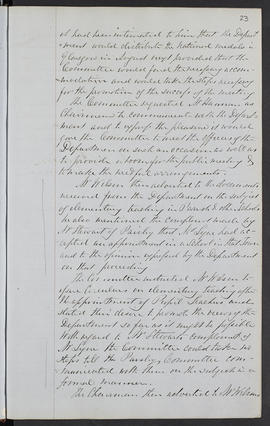 Minutes, Apr 1854-Mar 1882 (Page 23, Version 1)