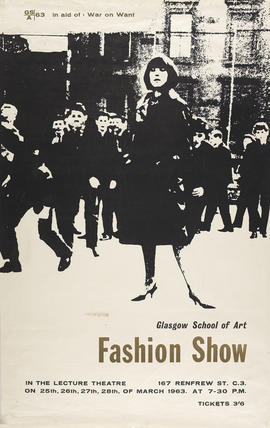 Poster for Glasgow School of Art Fashion Show