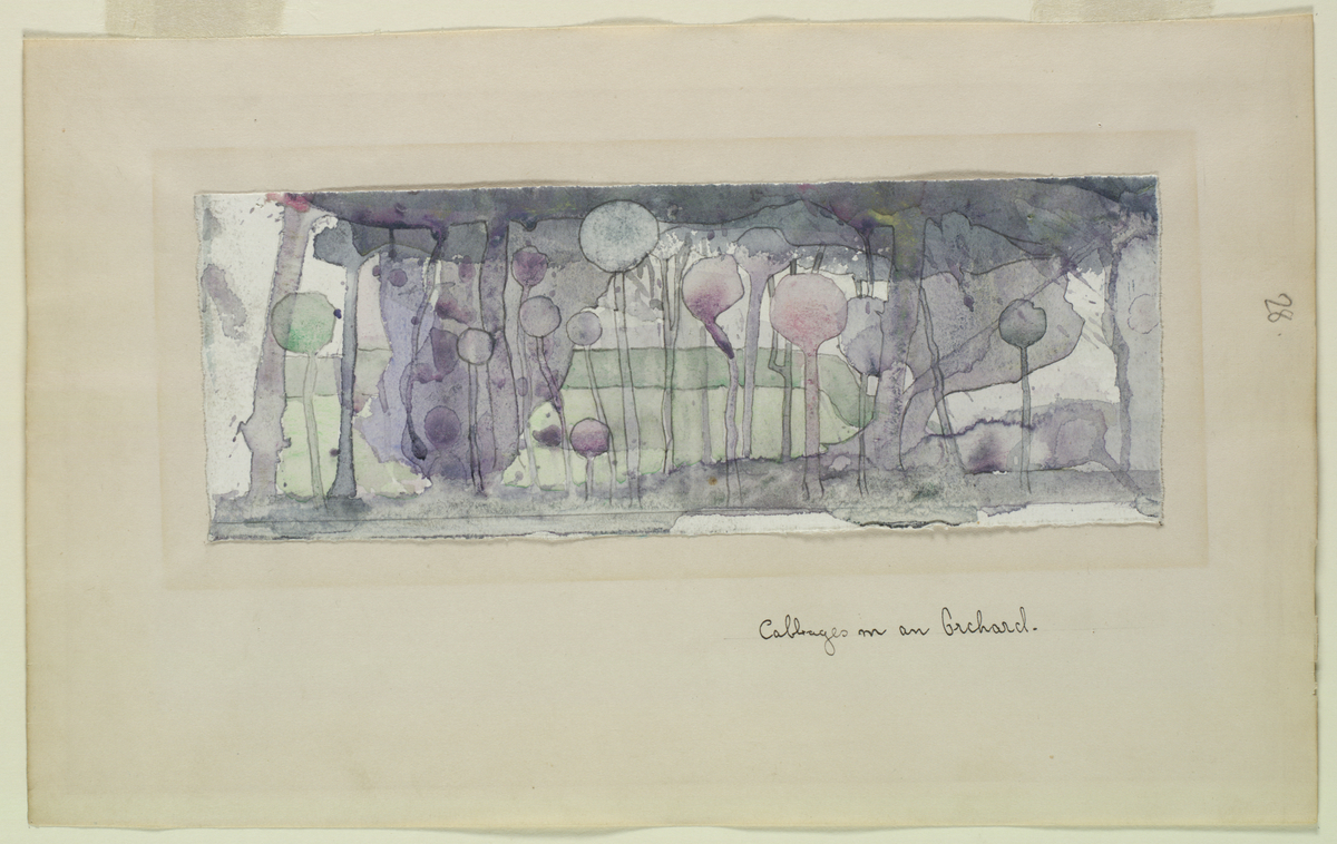 Charles Rennie Mackintosh · Cabbages in an Orchard · 1894