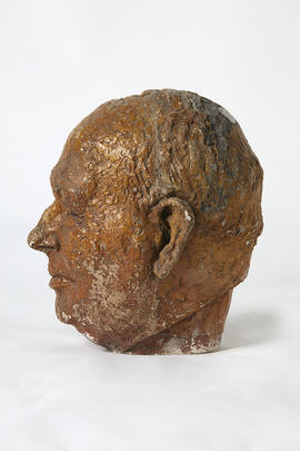 Plaster maquette of bust of Sir John Richmond (Version 4)