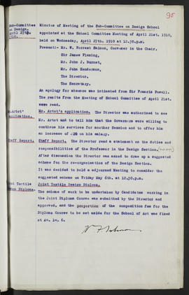 Minutes, May 1909-Jun 1911 (Page 95, Version 1)