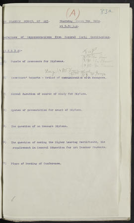 Minutes, Oct 1916-Jun 1920 (Page 83A, Version 1)