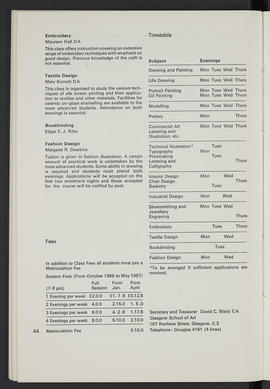 General prospectus 1966-1967 (Page 44)