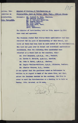 Minutes, Jul 1920-Dec 1924 (Page 135, Version 1)