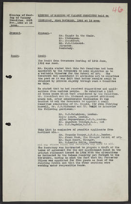 Minutes, Oct 1931-May 1934 (Page 46, Version 1)