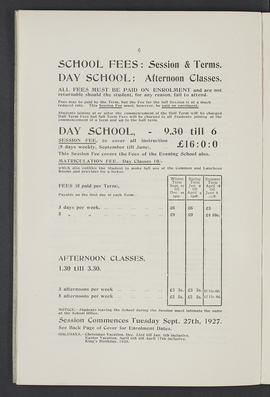 General prospectus 1927-1928 (Page 6)