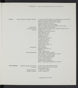 General prospectus 1971-1972 (Page 9)