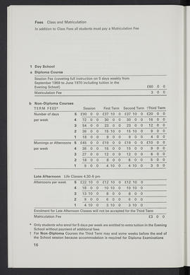 General prospectus 1969-1970 (Page 16)
