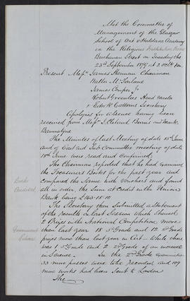 Minutes, Apr 1854-Mar 1882 (Page 141, Version 2)