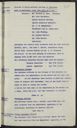 Minutes, Oct 1916-Jun 1920 (Page 49, Version 1)