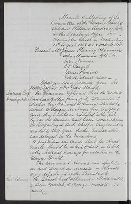Minutes, Apr 1882-Mar 1890 (Page 121, Version 2)