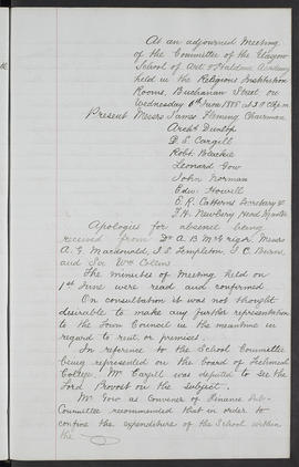 Minutes, Apr 1882-Mar 1890 (Page 119, Version 1)