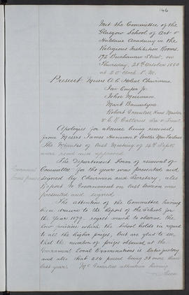 Minutes, Apr 1854-Mar 1882 (Page 146, Version 1)