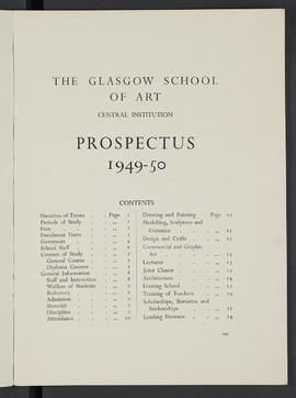 General prospectus 1949-50 (Page 1)