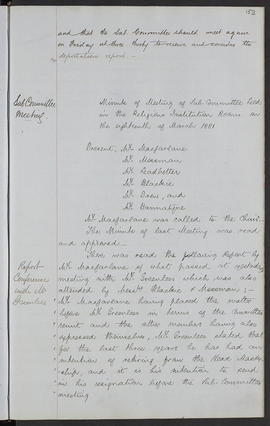 Minutes, Apr 1854-Mar 1882 (Page 152, Version 1)