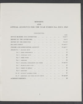 Annual Report and Accounts 1962-63 (Page 1)