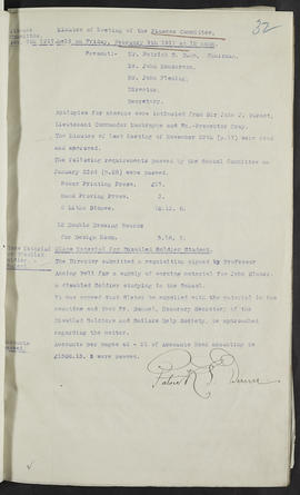 Minutes, Oct 1916-Jun 1920 (Page 32, Version 1)