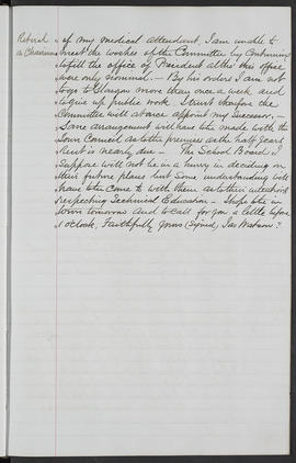 Minutes, Apr 1882-Mar 1890 (Page 100, Version 1)