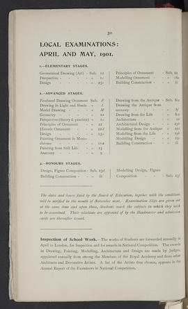 General prospectus 1900-1901 (Page 30)