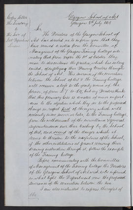 Minutes, Apr 1854-Mar 1882 (Page 71, Version 2)