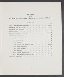 Annual Report  and Accounts 1963-64 (Page 1)
