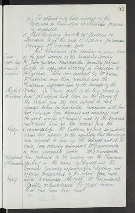Minutes, Sep 1907-Mar 1909 (Page 92)