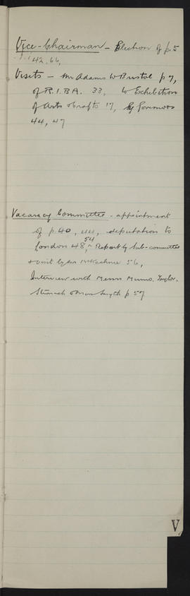 Minutes, Oct 1931-May 1934 (Index, Page 22, Version 1)