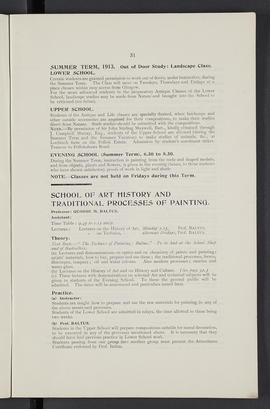 Prospectus 1912-1913 (Page 31)