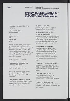 General prospectus 2005-2006 (Page 180)