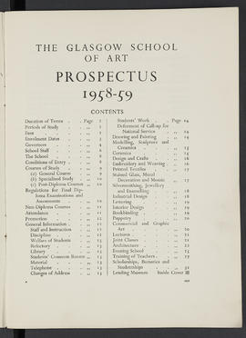 General Prospectus 1958-59 (Page 1)