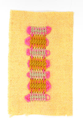 Yellow and pink sampler (Version 1)