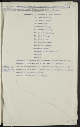 Minutes, Oct 1916-Jun 1920 (Page 8, Version 1)