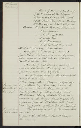 Minutes, Apr 1890-Mar 1895 (Page 52, Version 2)