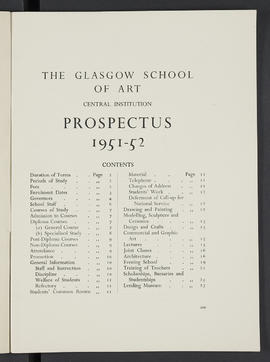 General prospectus 1951-52 (Page 1)