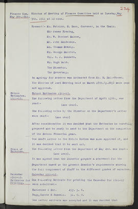 Minutes, May 1909-Jun 1911 (Page 234, Version 1)