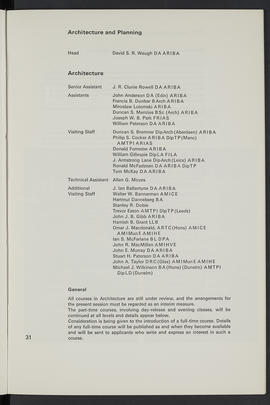 General prospectus 1966-1967 (Page 31)