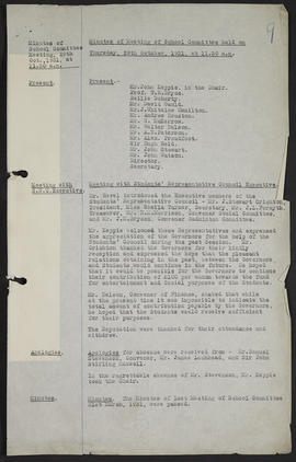Minutes, Oct 1931-May 1934 (Page 9, Version 1)