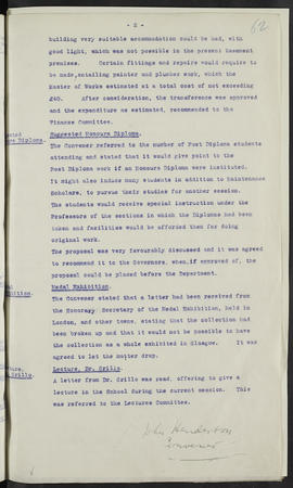 Minutes, Oct 1916-Jun 1920 (Page 62, Version 1)