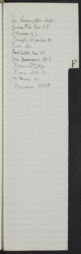 Minutes, Oct 1916-Jun 1920 (Index, Page 6, Version 1)