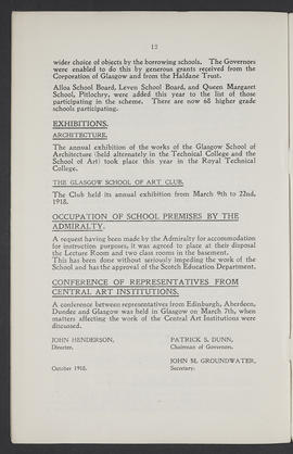 Annual Report 1917-18 (Page 12)