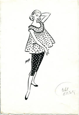 Fashion Illustrations and associated Press Cuttings by Margaret Oliver Brown (Part 13)