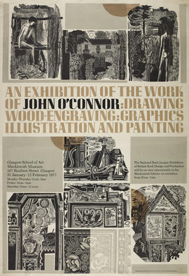 Poster for an exhibition of work by John O'Connor